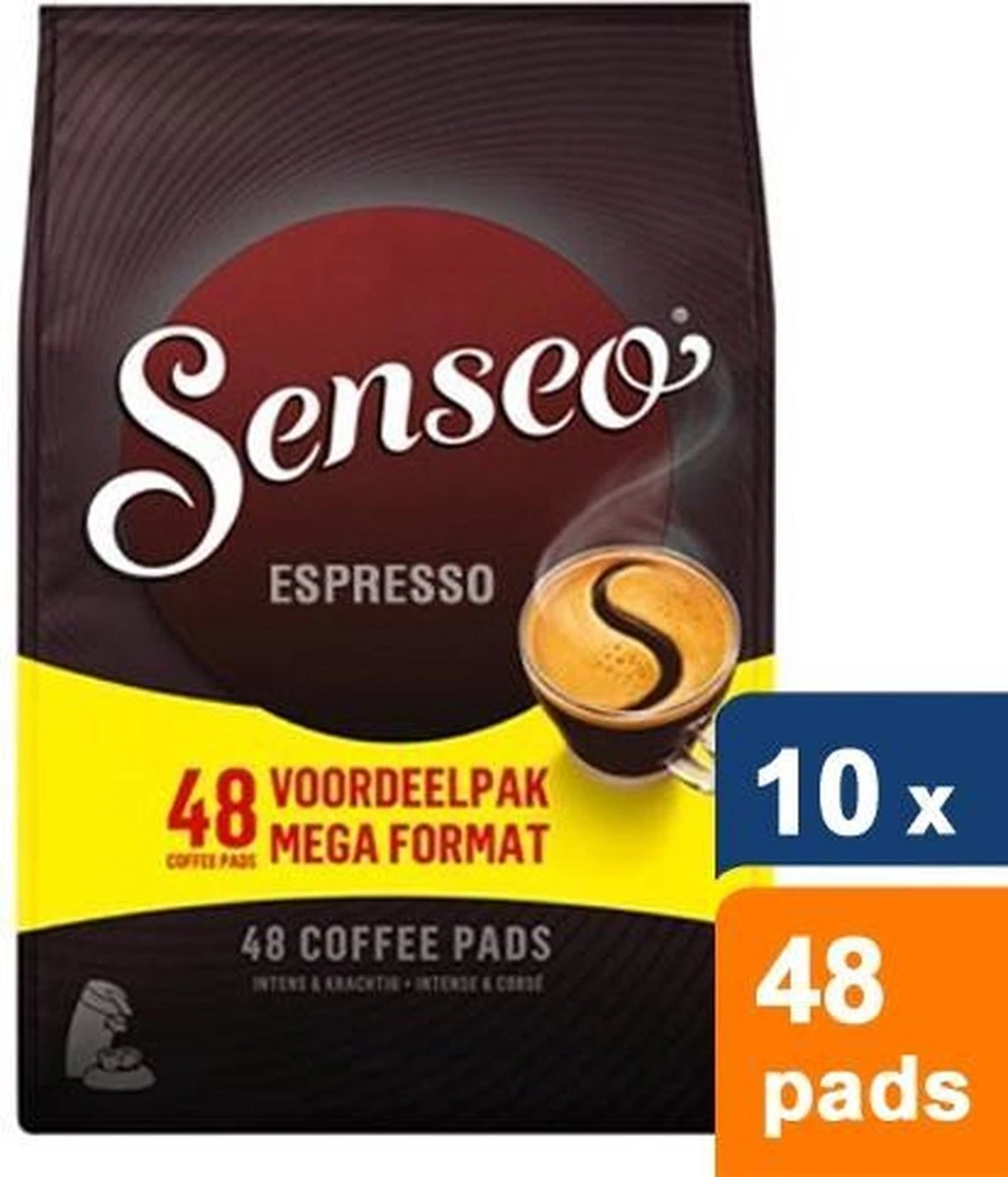Senseo Espresso Koffiepads - 10 X 48 Stuks - Afbeelding 2
