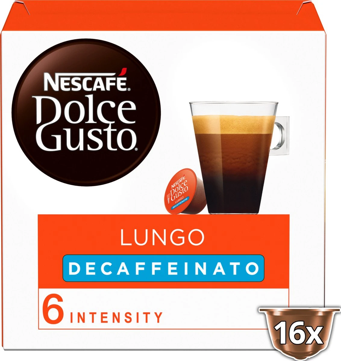 Nescafé Dolce Gusto Lungo Decafé Capsules - 48 Koffiecups - Afbeelding 3