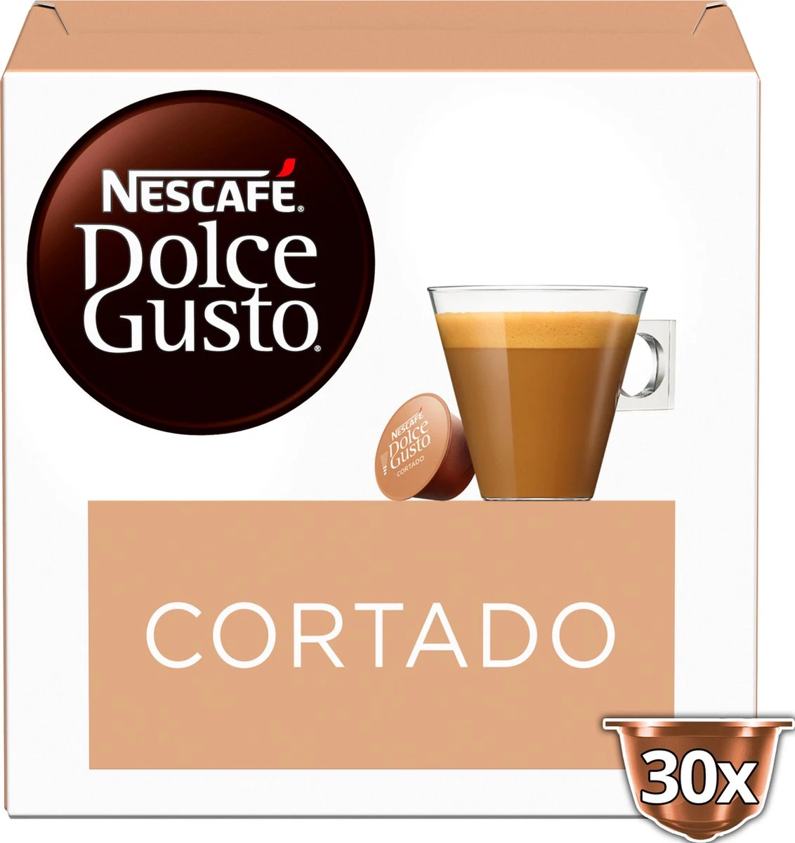 Nescafé Dolce Gusto Cortado Espresso Macchiato Capsules - 90 Koffiecups - Afbeelding 3