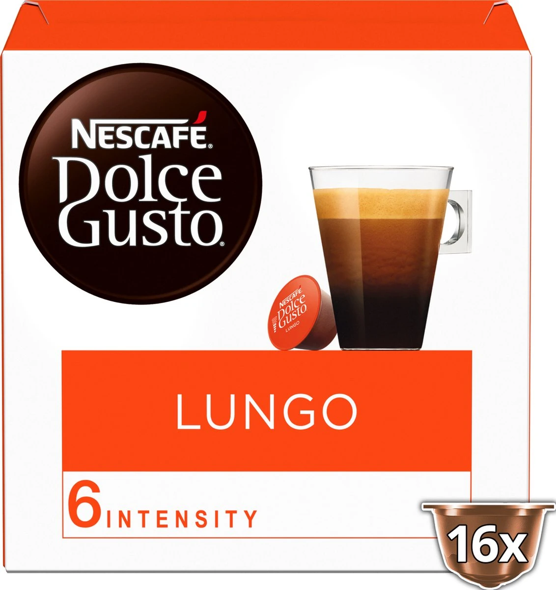 NESCAFÉ Dolce Gusto Lungo Koffie - 3 X 16 Cups - Afbeelding 3