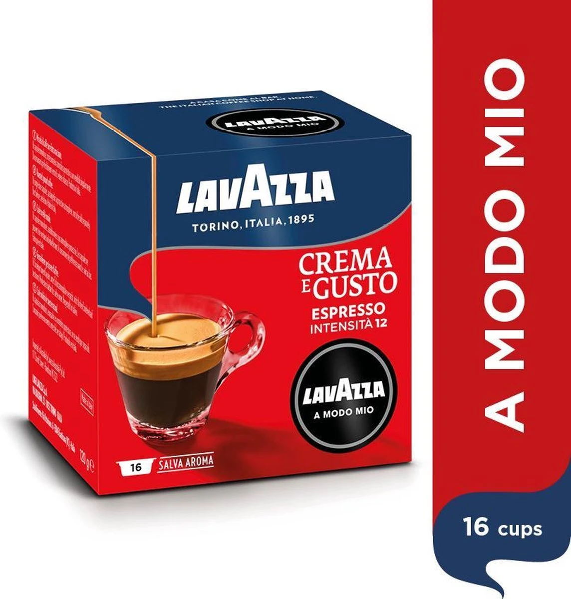 LAVAZZA A Modo Mio Crema E Gusto – 16 Cups - Afbeelding 2