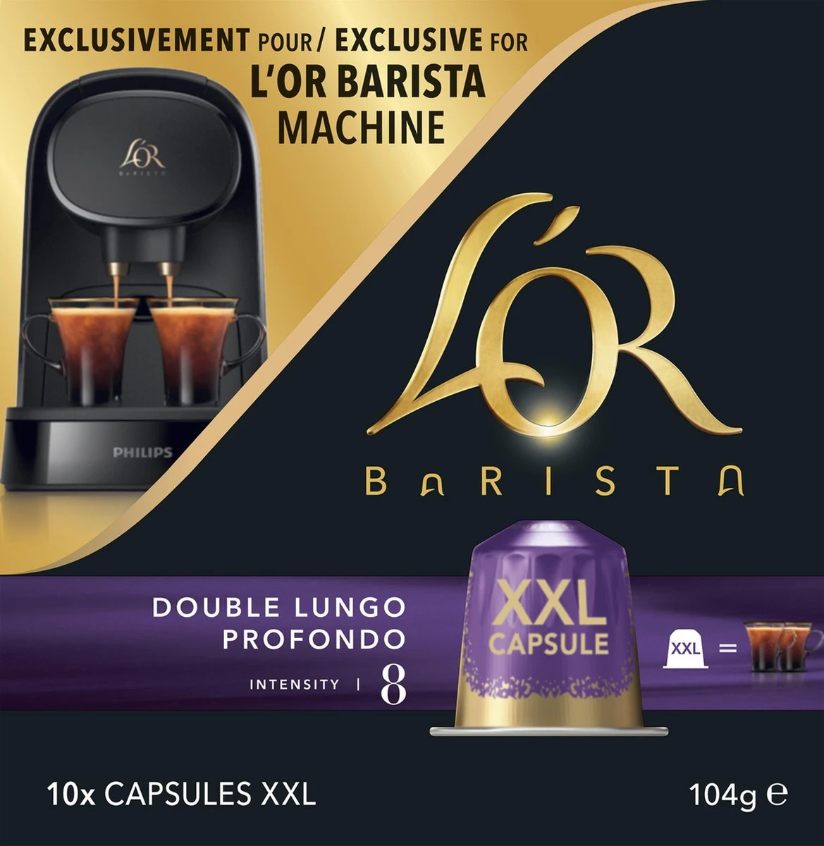 L'OR BARISTA XXL Lungo Profondo (8) - 5 X 10 Koffiecups - Afbeelding 13