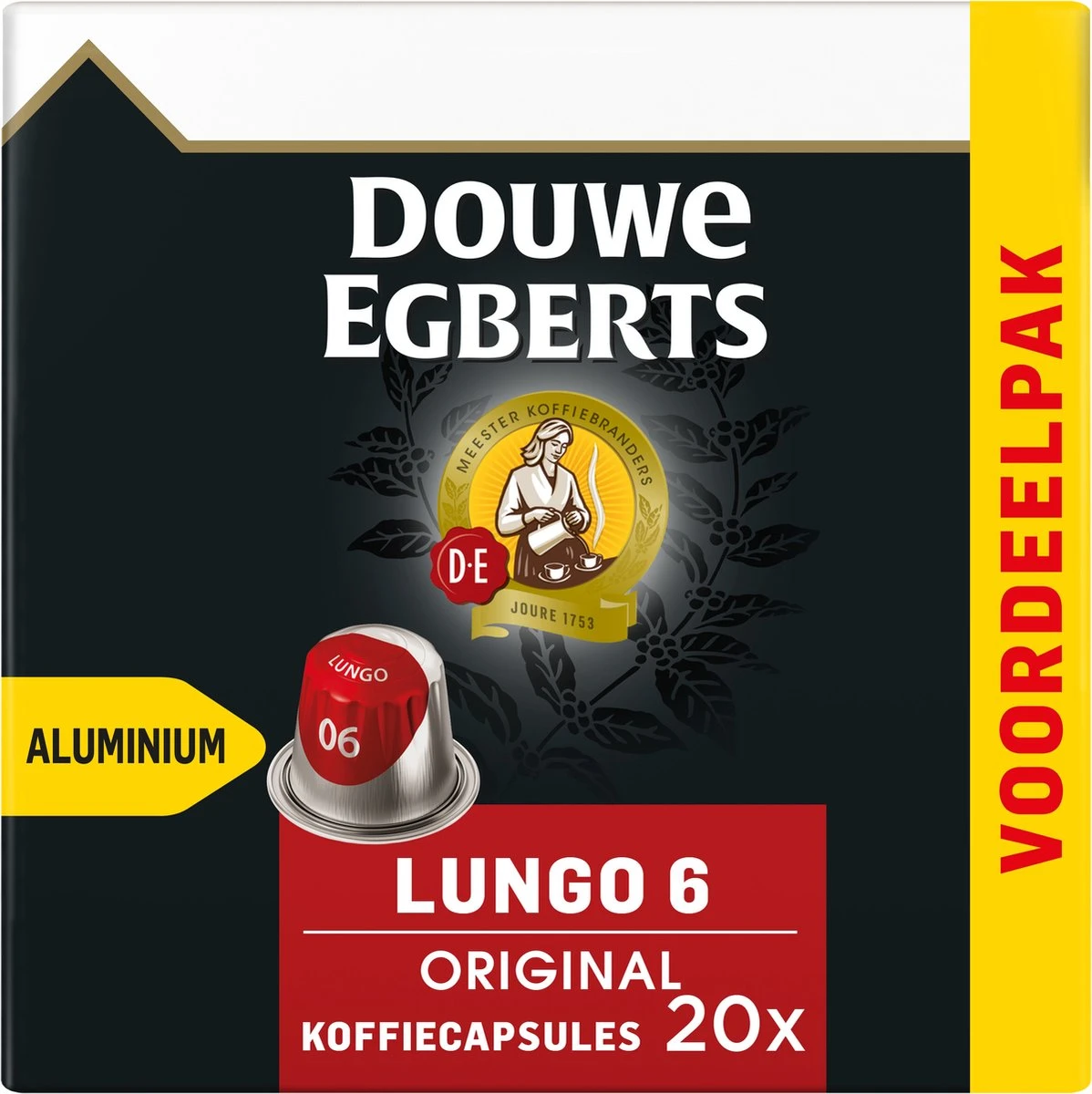 Douwe Egberts Lungo Original Koffiecups - Intensiteit 6/12 - 10 X 20 Capsules - Afbeelding 7