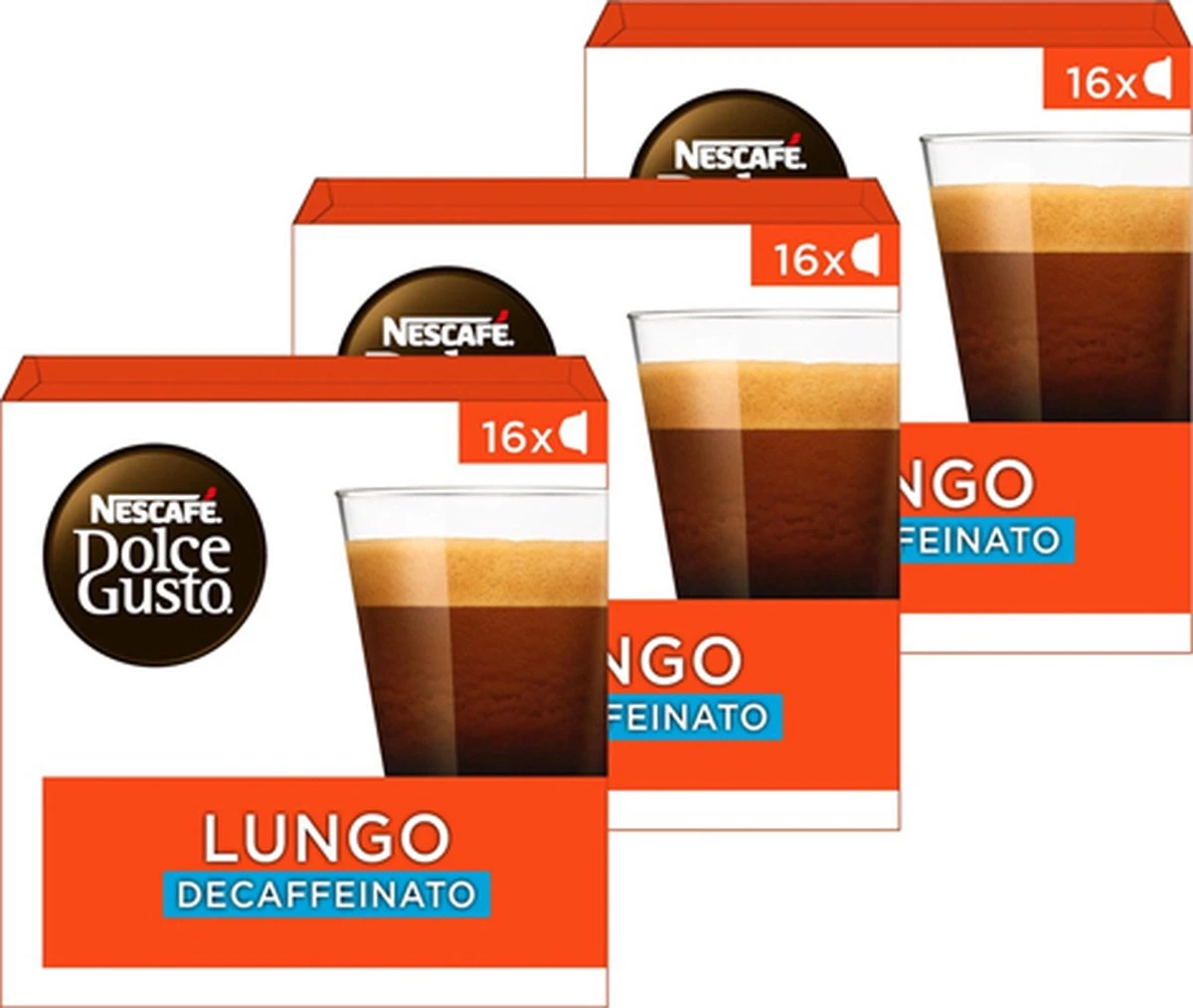 Nescafé Dolce Gusto Lungo Decafé Capsules - 48 Koffiecups