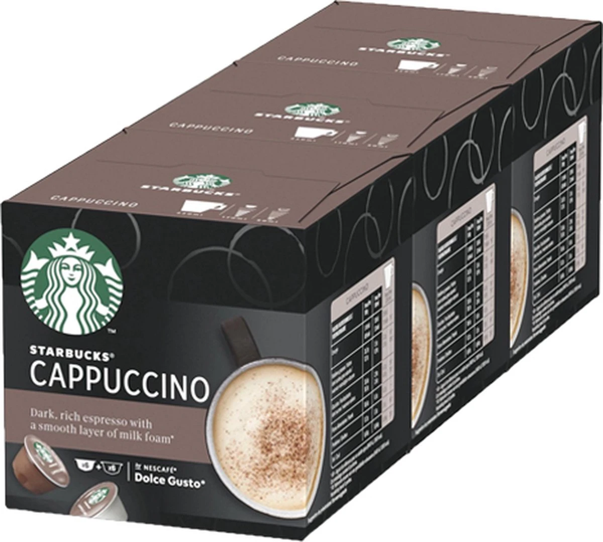 Starbucks By Dolce Gusto Cappuccino Capsules - 36 Koffiecups