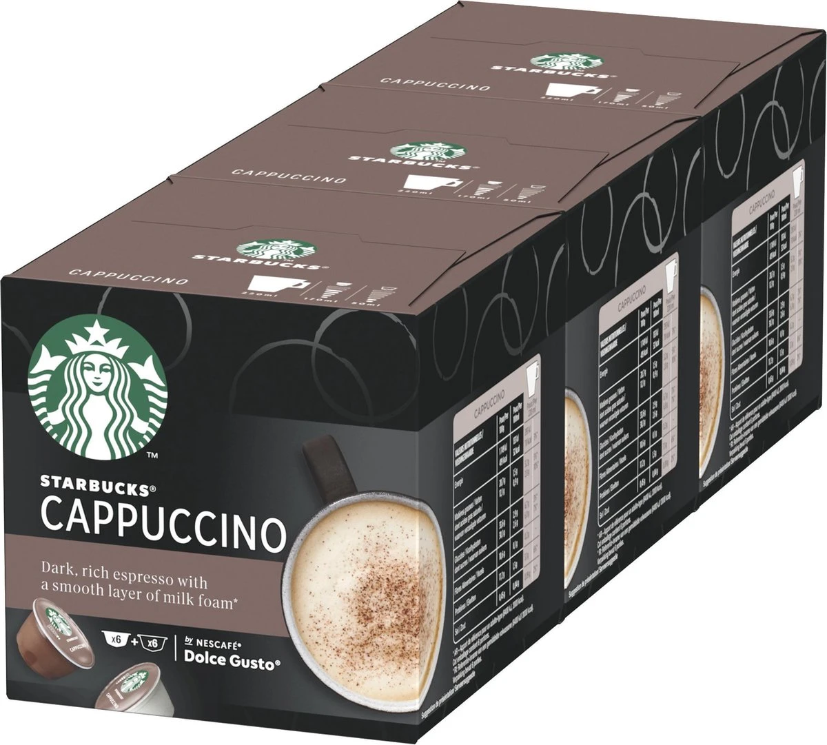 Starbucks By Dolce Gusto Cappuccino Capsules - 36 Koffiecups - Afbeelding 2