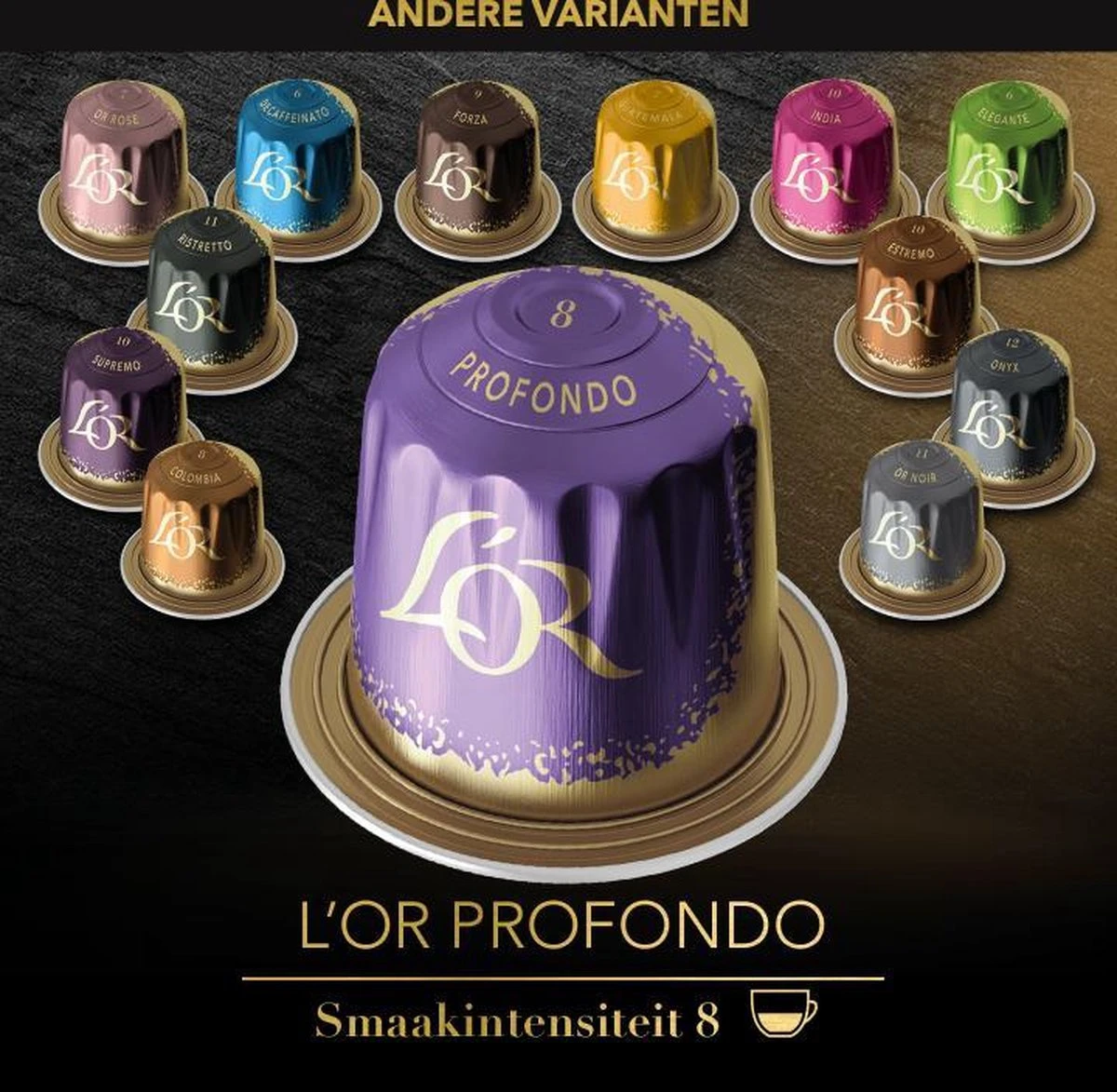 L'OR Lungo Profondo Koffiecups - Intensiteit 8/12 - 10 X 20 Capsules - Afbeelding 11