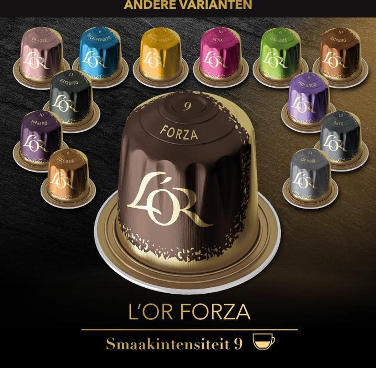 L'OR Espresso Forza Koffiecups - Intensiteit 9/12 - 10 X 10 Capsules - Afbeelding 10
