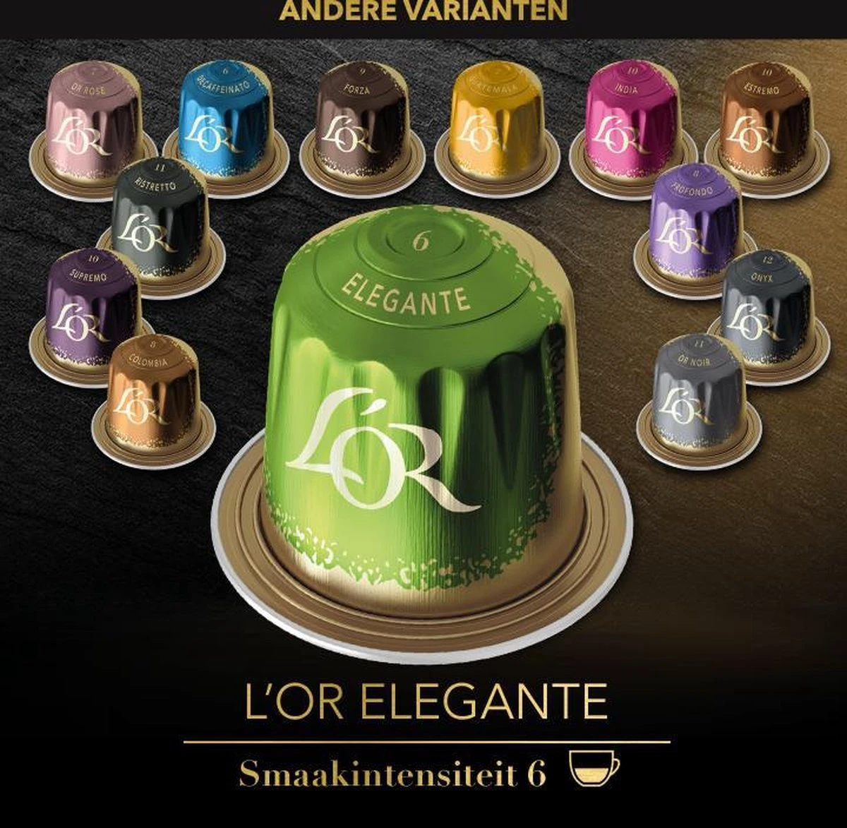 L'OR Lungo Elegante Koffiecups - Intensiteit 6/12 - 10 X 10 Capsules - Afbeelding 10