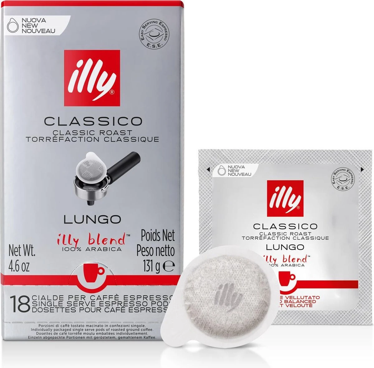 Illy - E.S.E. Servings Classico Lungo 12 X 18 Stuks - Afbeelding 3