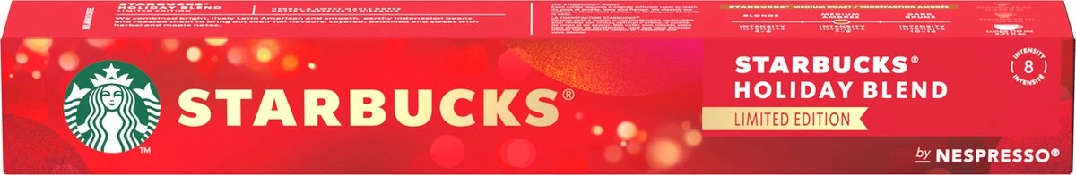 Starbucks By Nespresso Capsules Holiday Blend - 12 Doosjes à 10 Koffiecups - Afbeelding 3