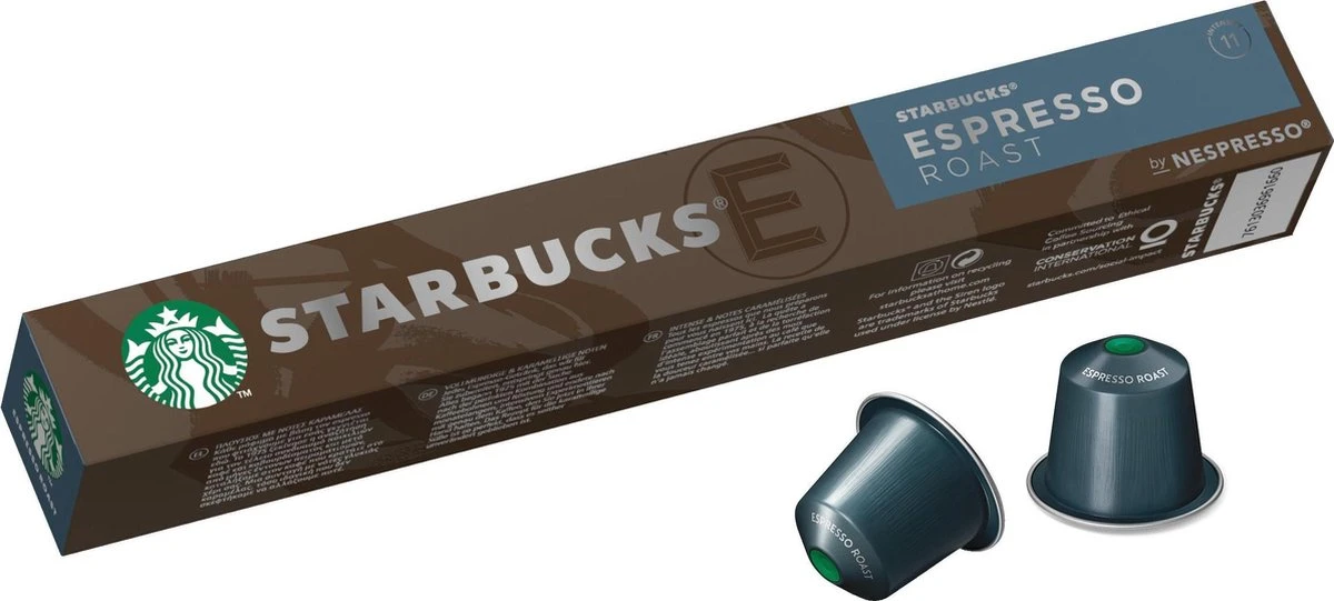 Starbucks By Nespresso Espresso Dark Roast Capsules - 120 Koffiecups - Afbeelding 4