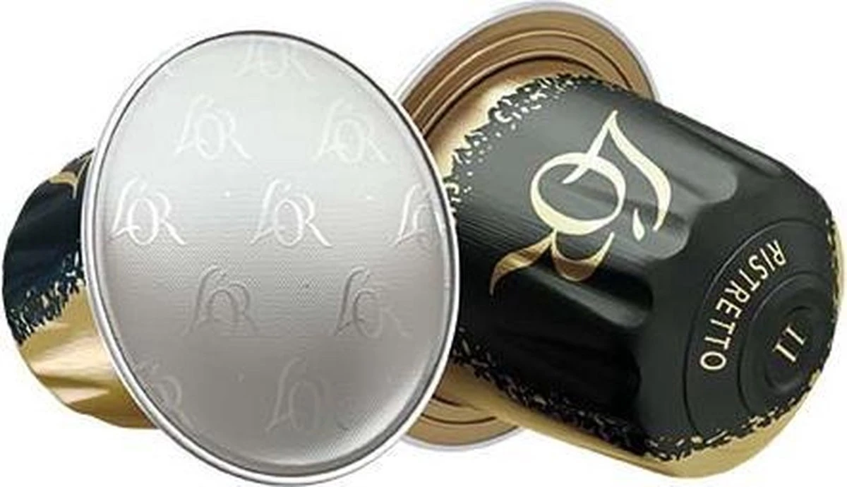 Koffiecups Douwe Egberts L'OR Espresso Ristretto - 20 Cups - Koffie Smaaksterkte 11 - Afbeelding 2