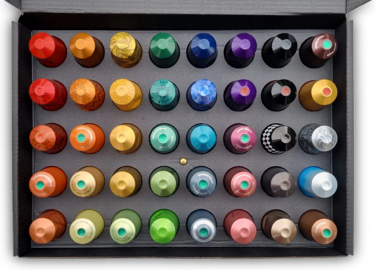 Koffie Proeverij Pakket Groot 40 Stuks Verschillende Smaken Met Mystery Card 'Get Well Soon' Met Persoonlijke (video) Boodschap | Verjaardag | Sinterklaas | Kerstpakket | Vaderdag | Moederdag | Jubileum | Valentijnsdag - Afbeelding 3