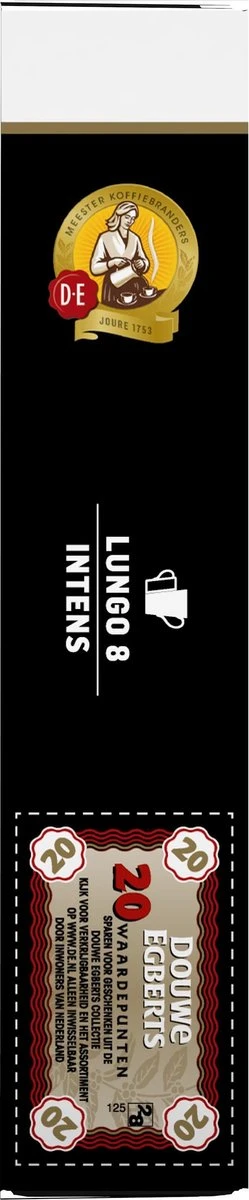 Douwe Egberts Lungo Intens Koffiecups - Intensiteit 8/12 - 10 X 20 Capsules - Afbeelding 10