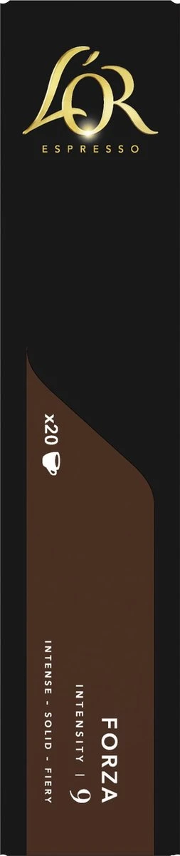 L'OR Espresso Forza Koffiecups - Intensiteit 9/12 - 10 X 20 Capsules - Afbeelding 8
