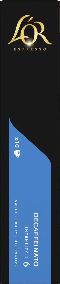 L'OR Espresso Decaffeinato Koffiecups - Intensiteit 6/12 - 10 X 10 Capsules - Afbeelding 3