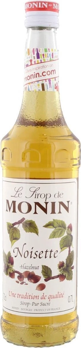 Monin Koffiesiroop Hazelnoot Noisette - 70 Cl