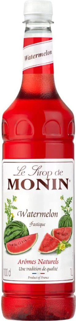 Monin Watermeloen Koffiesiroop 1 Liter Fles XL