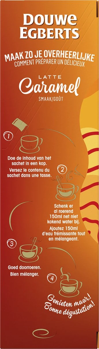 Douwe Egberts Verwenkoffie Latte Caramel Oploskoffie - 5 X 8 Zakjes - Afbeelding 8