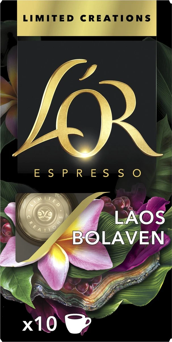 L'OR Espresso Limited Creations Laos Bolaven Koffiecups - Intensiteit 7/12 - 10 X 10 Capsules - Afbeelding 2