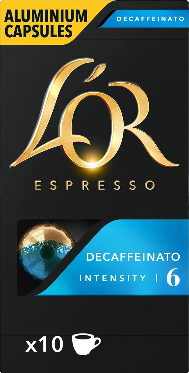 L'OR Espresso Decaffeinato Koffiecups - Intensiteit 6/12 - 10 X 10 Capsules - Afbeelding 8