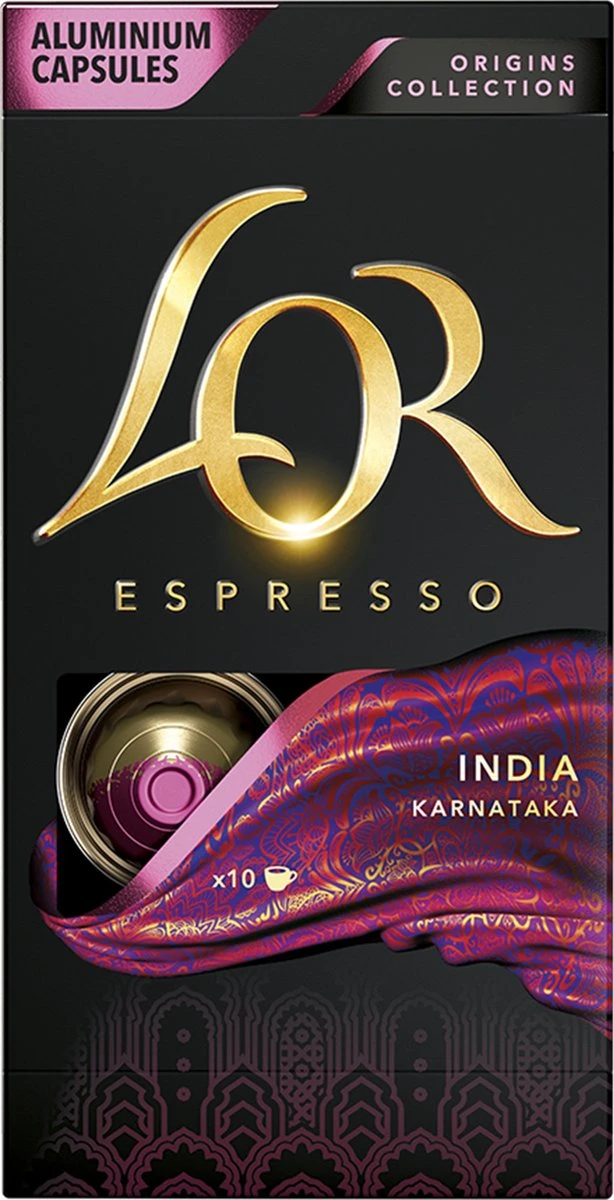 L'OR Espresso Origins India (10) - 10 X 10 Koffiecups - Afbeelding 7