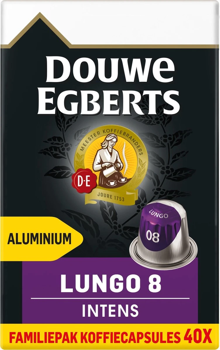 Douwe Egberts Lungo Intens (8) - 5 X 40 Koffiecups - Afbeelding 10