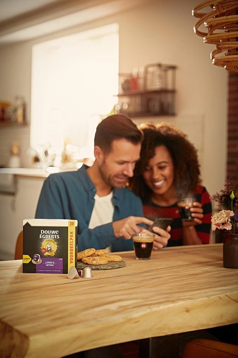 Douwe Egberts Lungo Intens (8) - 5 X 40 Koffiecups - Afbeelding 7