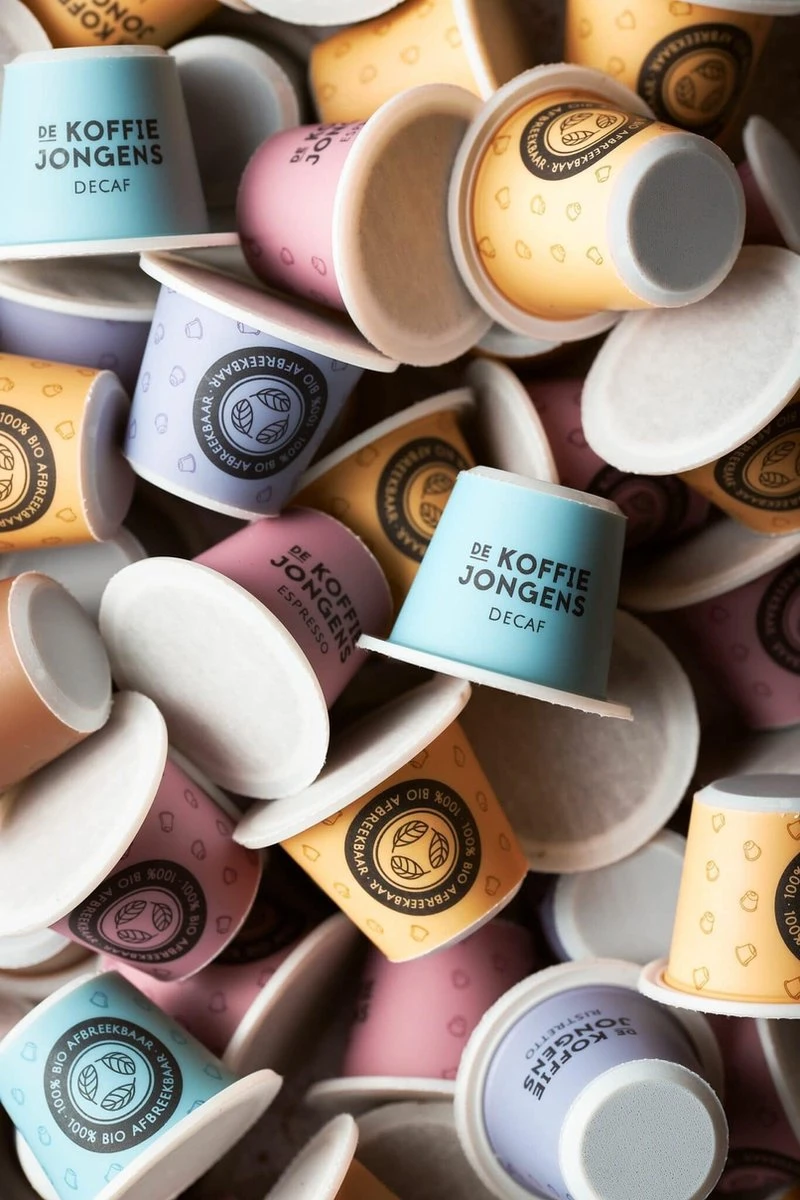 De Koffiejongens - Proefpakket - Nespresso Cups - 100% Biologisch Afbreekbaar - 6x10 Cups - Nespresso Compatible - Afbeelding 2