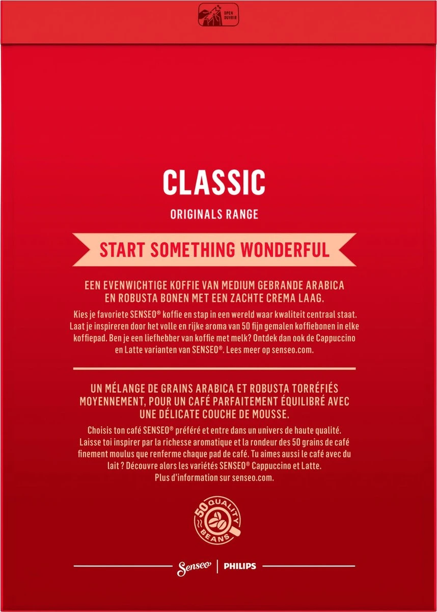 Senseo Classic Koffiepads - 5/9 Intensiteit - 10 X 36 Pads - Afbeelding 2