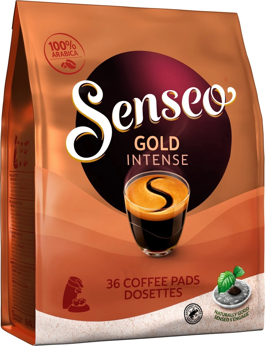 Senseo Gold Intense Koffiepads - 7/9 Intensiteit - 4 X 36 Pads - Afbeelding 6
